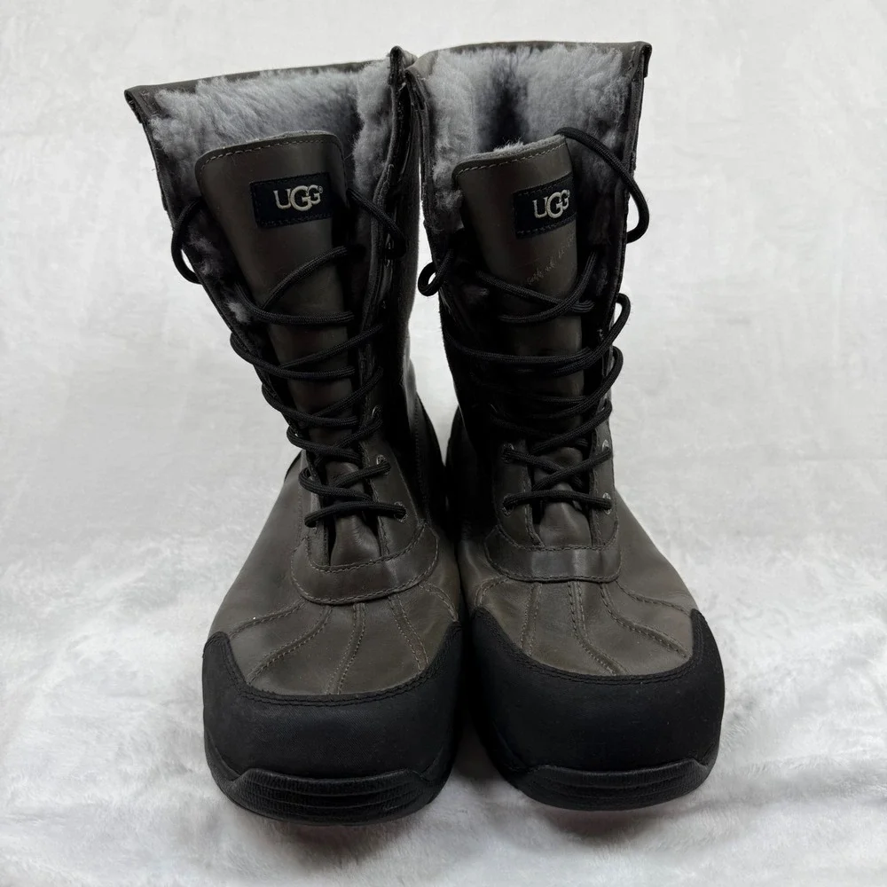 UGG Butte Mens Stout Waterproof Leather Snow Boots‎ 5521 Vibram Sole Size 13